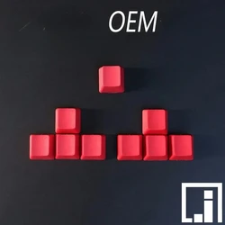 Blank Red PBT Keycap WASD Arrows Esc for mx Type Switches Mechanical Keyboard