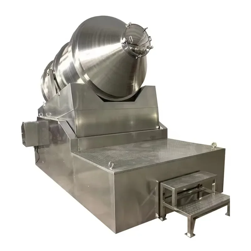 【2026】Factory Price Two Dimensional Mixer Machine High Capacity Spice Powder Granules Mixing Horizontal 2D Blender