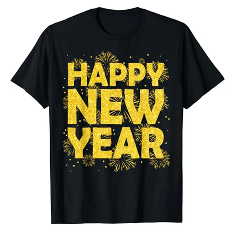 

Happy New Year NYE Party 2024 Funny New Years Eve Confetti T-Shirt Humor Funny Saying Tee Graphic Outfits Family Novelty Gifts