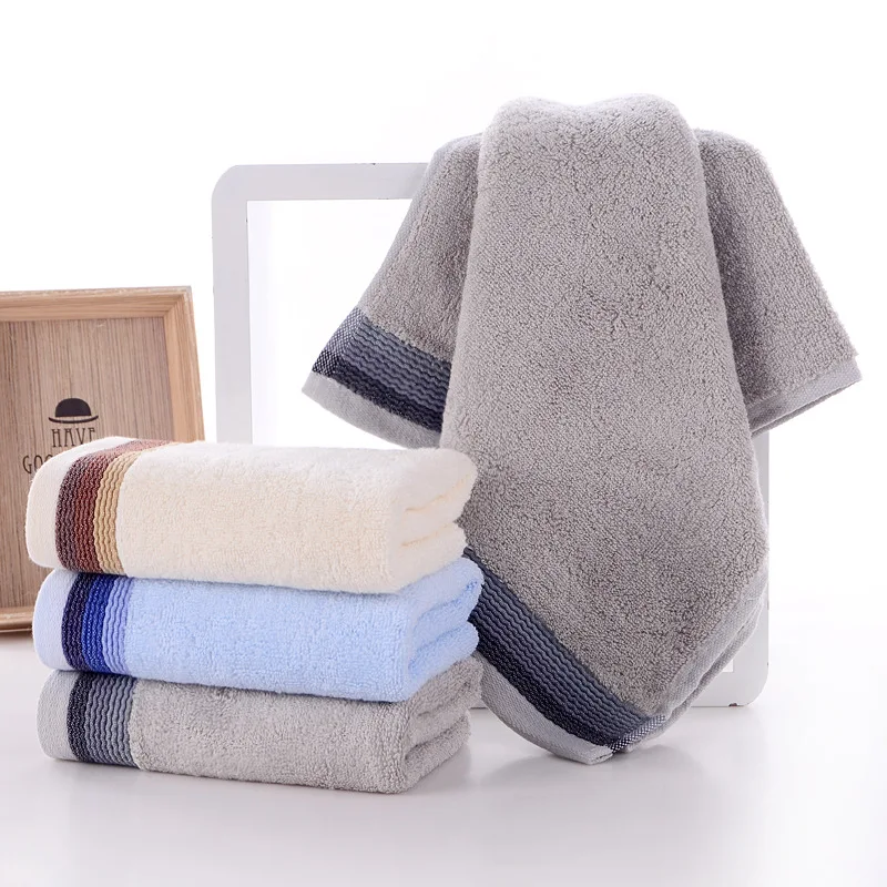 

cotton face towel absorbent pure hand wash face bath microfiber towel bathroom home hotel adult