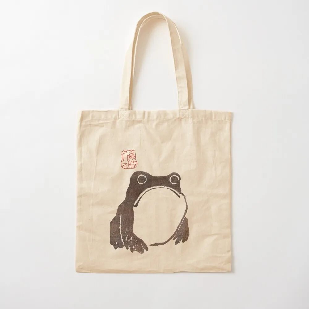 

Grumpy Frog - Matsumoto Hoji Tote Bag Woman shopper bag Cloth bag Portable shopping Reusable bags