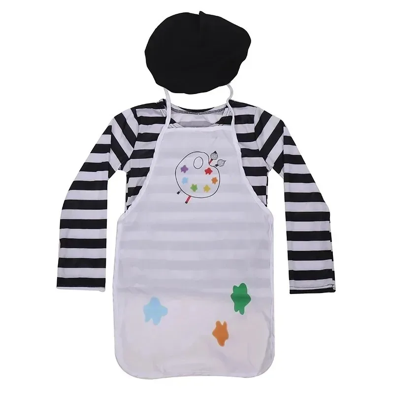 Children's Genius Artist, Little Painter, Cosplay Performance Costume, Campus Game, Role-playing Costume Setume