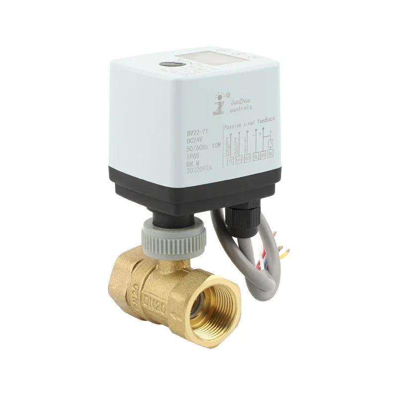 

High Quality DN20 3/4 Inch Ball Valve with Manual Electric Actuator Customizable OEM Support Brass Plastic Material Water Media