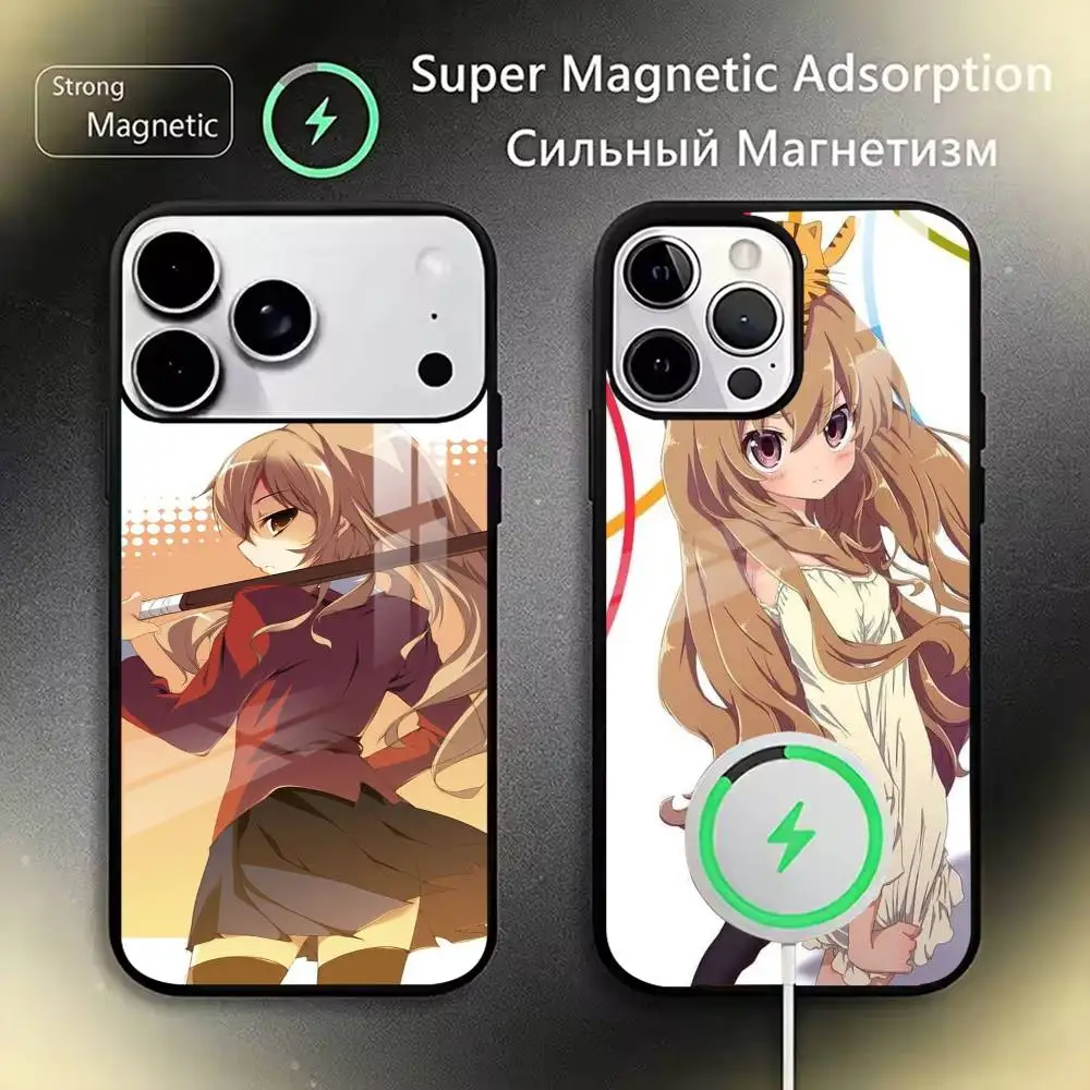 

Toradora Aisaka Taiga Mobile Phone Case For iPhone17,16,15,14,13,12,11 Plus,Pro Magnetic with Magsafe Wireless Charging