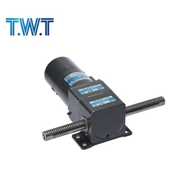 60w 90w 120w linear induction motor ac electric  with  gear reducer