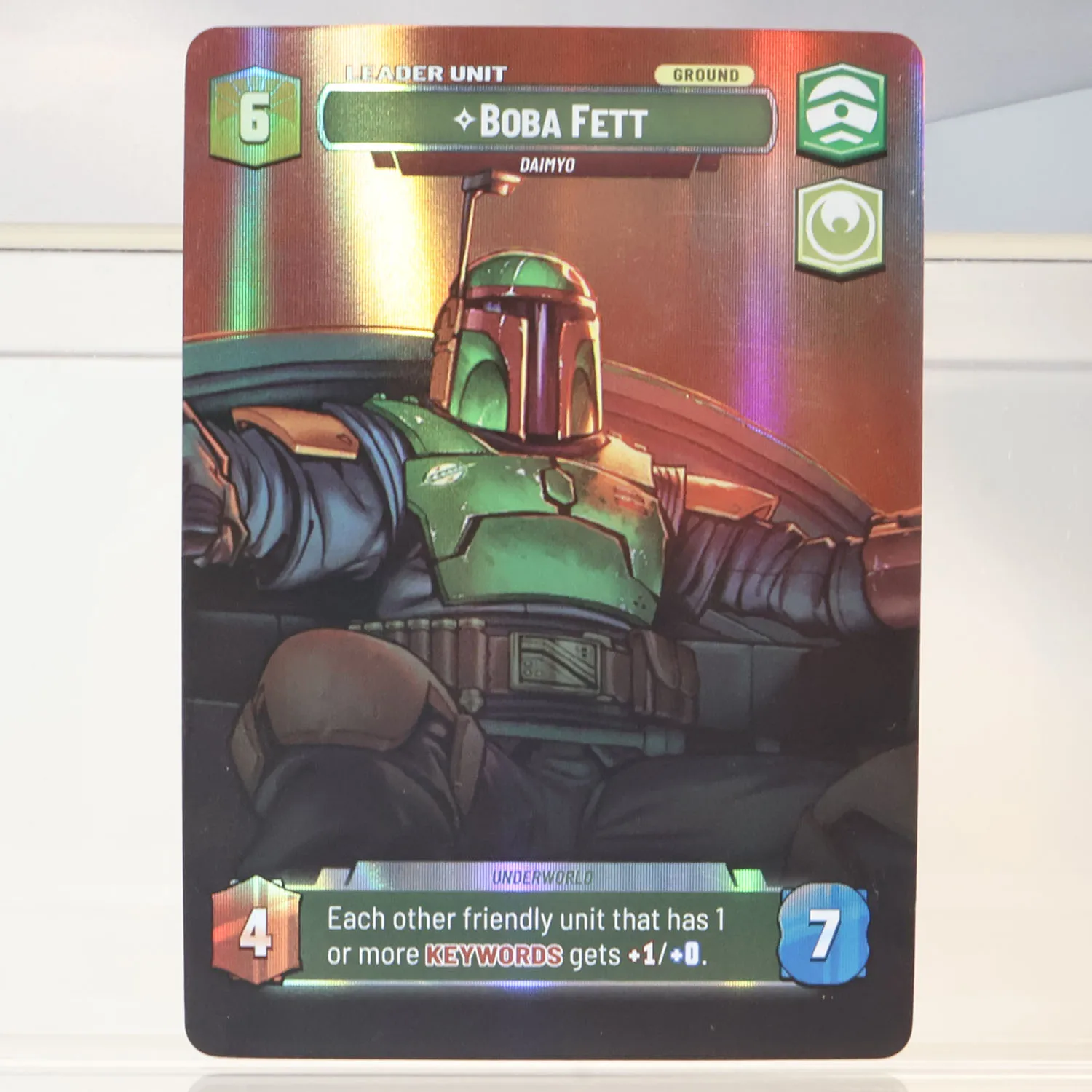 Star Wars Showcase FOIL Proxy Cards For Entertainment Games LEADER UNIT  Double-sided pattern Collection Card Toys Gift