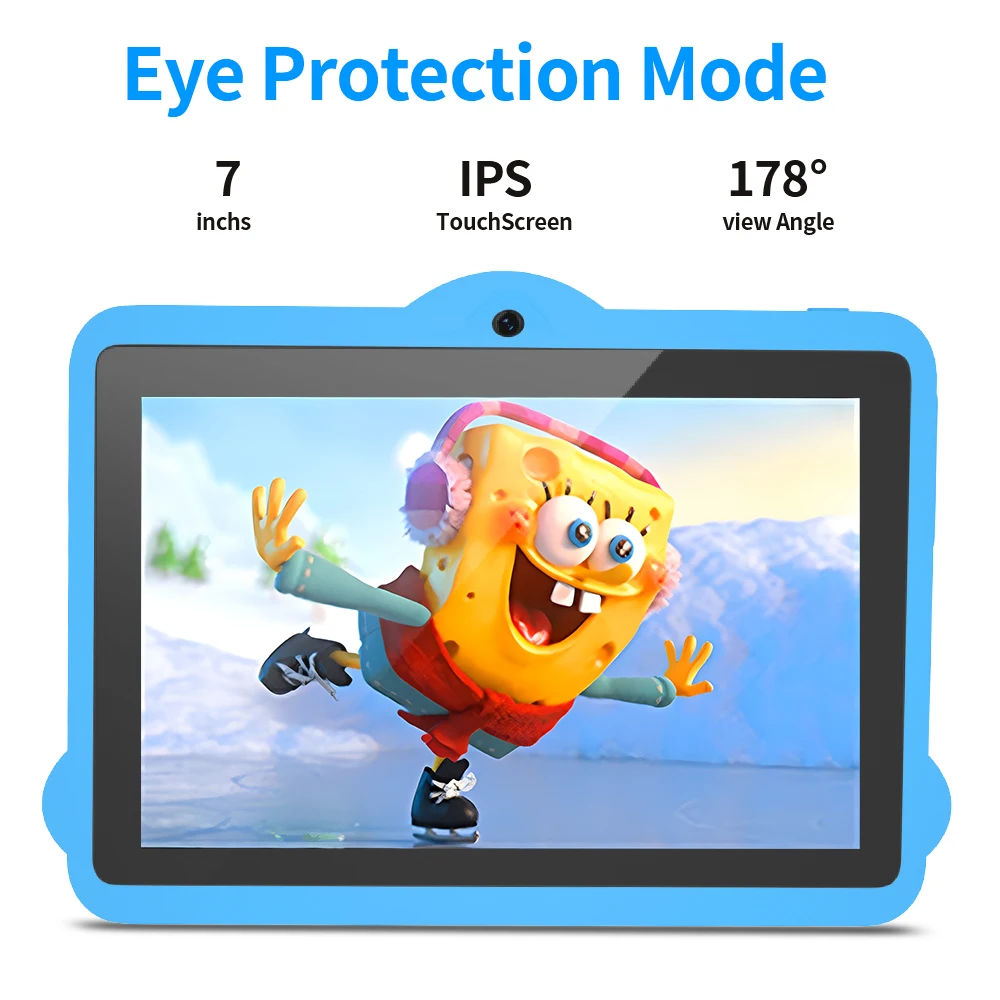 Kinder Tablet 7 Zoll Android 11 2GB 32GB Lernt ablett für Kinder Kleinkind Lernspiel zeug Geschenk für Kinder Dual-Kamera WiFi