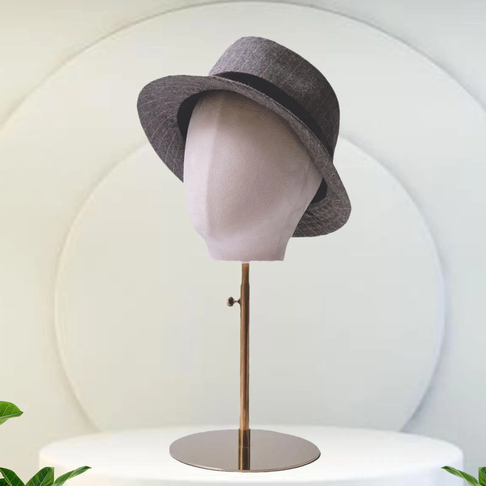 

Hat Display Holder, Adjustable Multipurpose Freestanding Tabletop Wig Stand Rack for Styling Drying