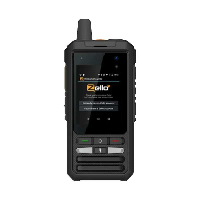 Walkie-talkie impermeável do ZELLO-POC 4G, nacional global, rede pública, móbil, exterior, IP68