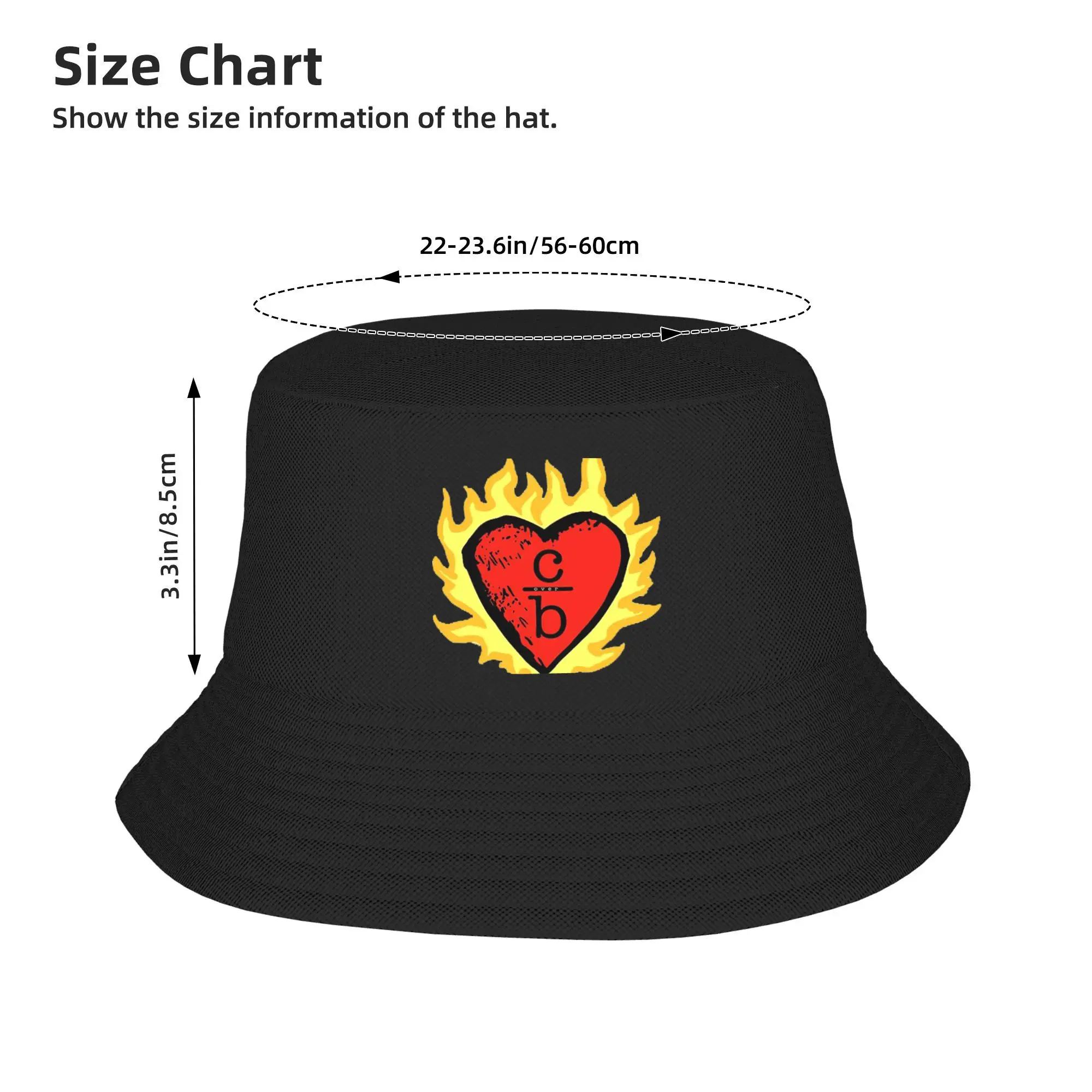 หมวกบักเก็ตพานามา ลายโลโก้ Heart Over Bros สำหรับกิจกรรมกลางแจ้ง ใส่เท่ๆ ในฤดูใบไม้ร่วง ฤดูร้อน ไปเที่ยวทะเล ตกปลา หมวกชาวประมงสำหรับทุกเพศ