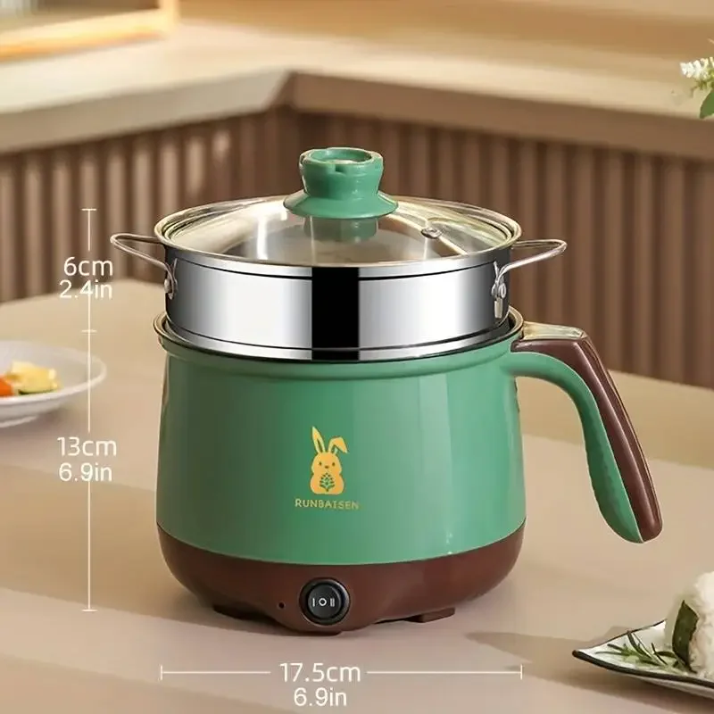 Electric Multi Cookers Double Layer Pot 1-2 People Household Non-stick Pan Hot Pot Rice Cooker Cooking Appliance