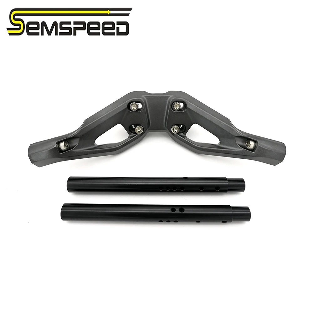 Semspeed Motorrad CNC Lenkerhalterung Lenker-Clip-Ons Halterung für Honda PCX125/150/160 2012-2024 YAMAHA NMAX 155 2016-2019 – Detail 1