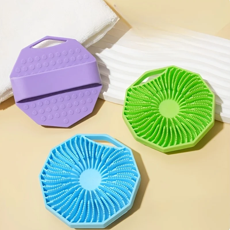 A magical tool for silicone multi-faceted wiping, bathing massage, and mud scrubbing