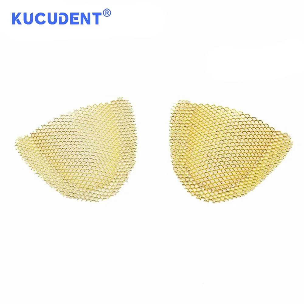 KUCUDENT 20 Uds. Malla de refuerzo palatal de Metal Dental para fortalecer los dientes superiores/inferiores Material de impresión de odontología bandeja de red