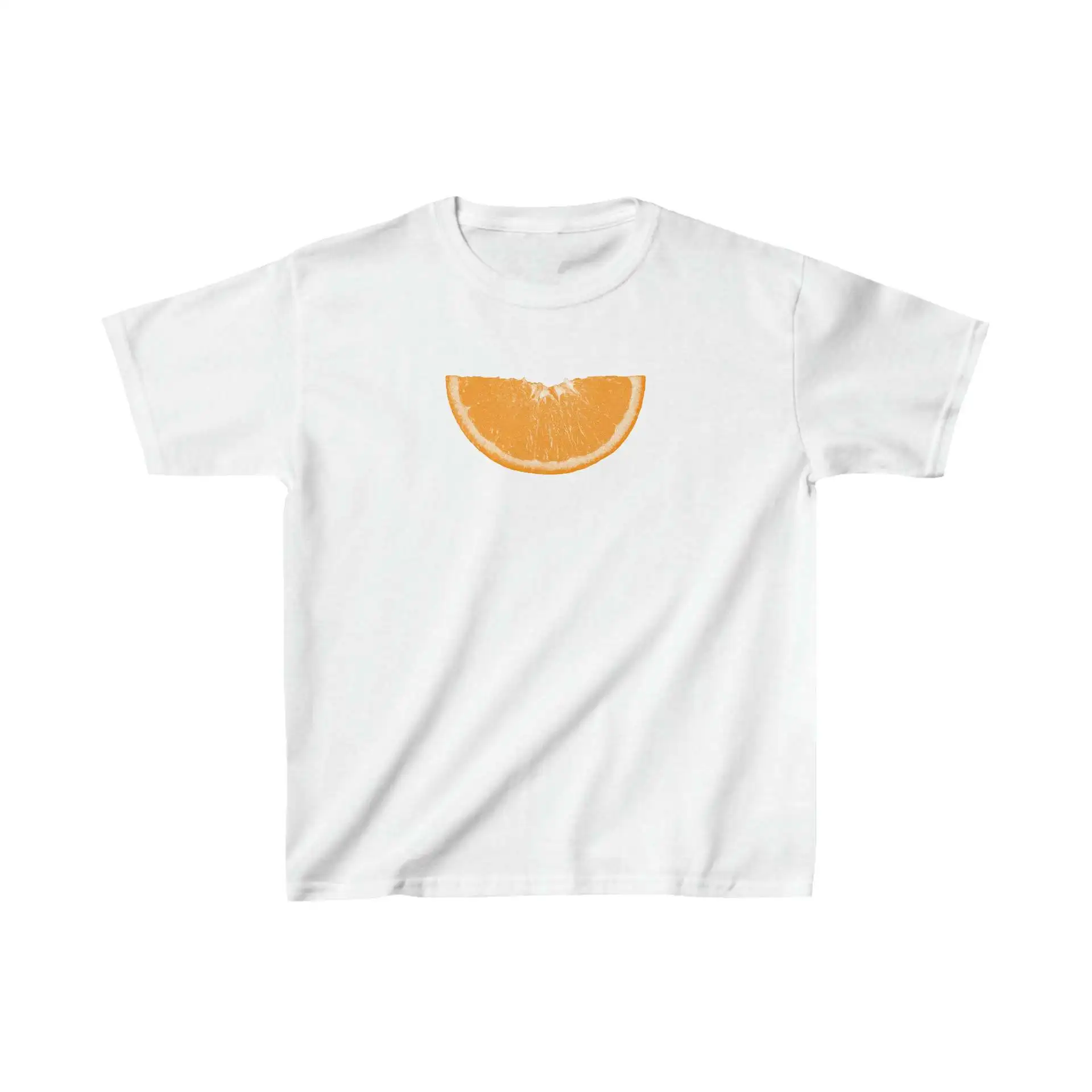 تي شيرت نسائي فضفاض وعصري بأكمام قصيرة ومطبوع بالفواكه، تصميم ملابس متعدد الاستخدامات، قمة صيفية #3