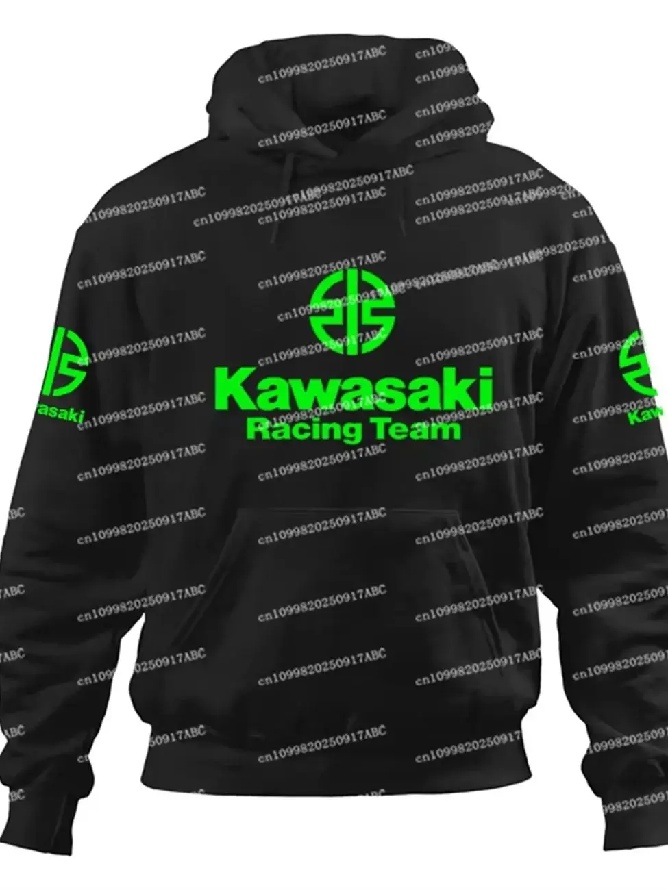 (Kawasaki) Sweat à capuche Kawasaki, tendance mode Y2K, sweat à capuche pour homme, vêtements de sport de plein air, vêtements athlétiques, sweat à capuche pour femme