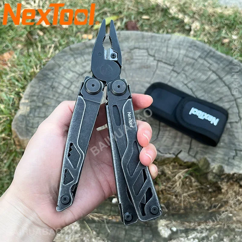 NexTool Flagship Pro 16 en 1 multiherramientas EDC para exteriores, cuchillo plegable, tijeras, abrazadera, herramientas múltiples para exteriores,