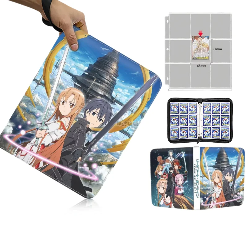 

Sword Art Online Card Book Collection Badge Hobby Album Card Holder Binder Folder Children's Trendy Toy Luxurious High-End Gift