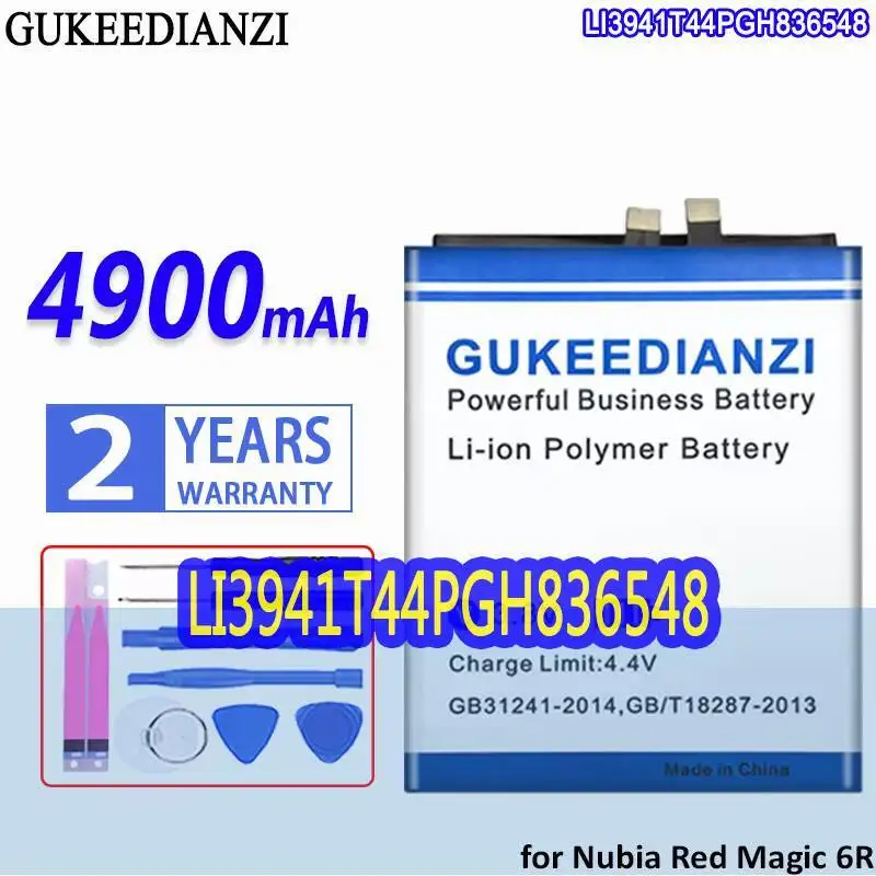 

Аккумулятор мобильного телефона для Zte Nubia Red Magic 6R 4900 мАч LI3941T44PGH836548 Замена премиум-класса