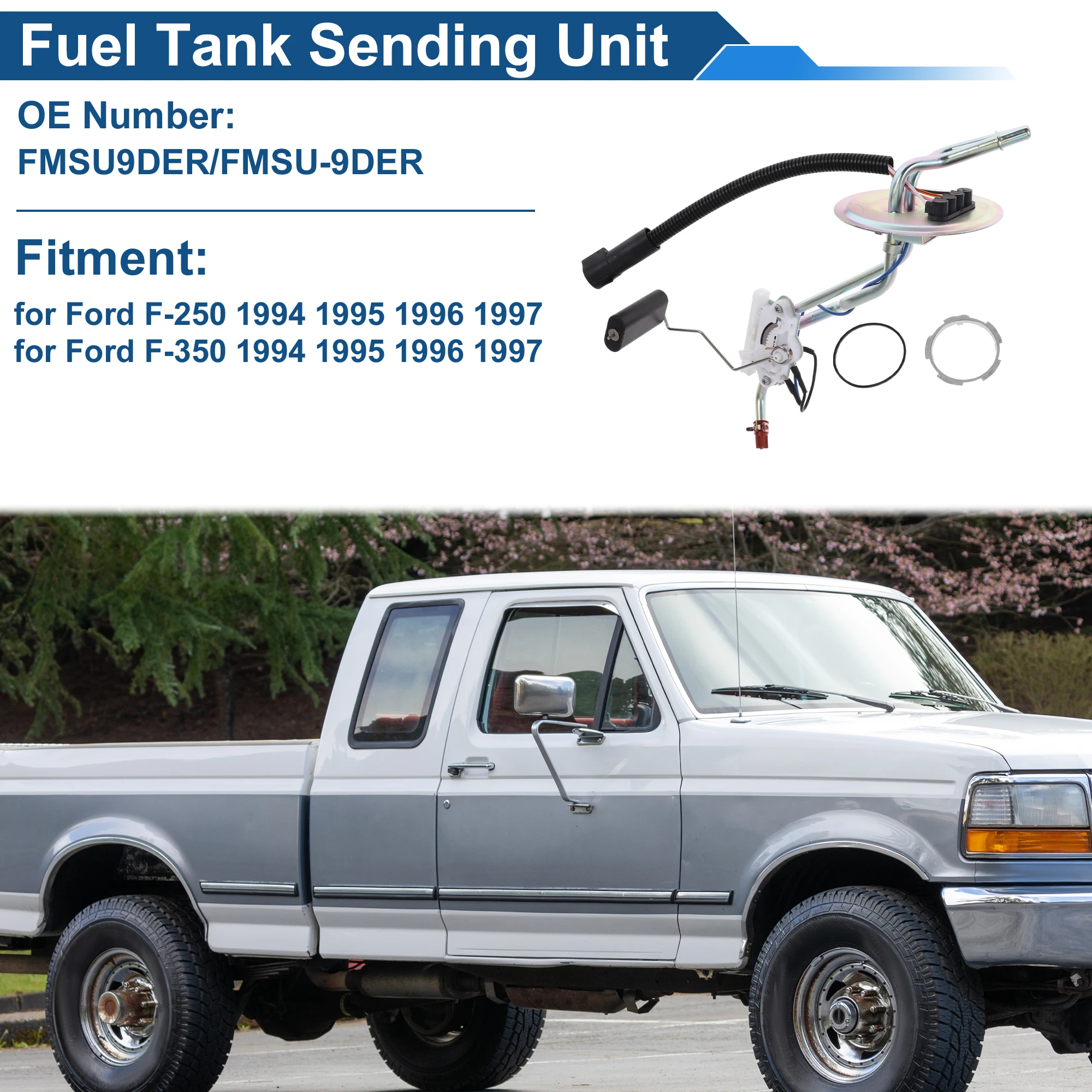 X Autohaux Fuel Level Sending Unit Module for Ford F-250 1994 1995 1996 1997 No.FMSU9DER