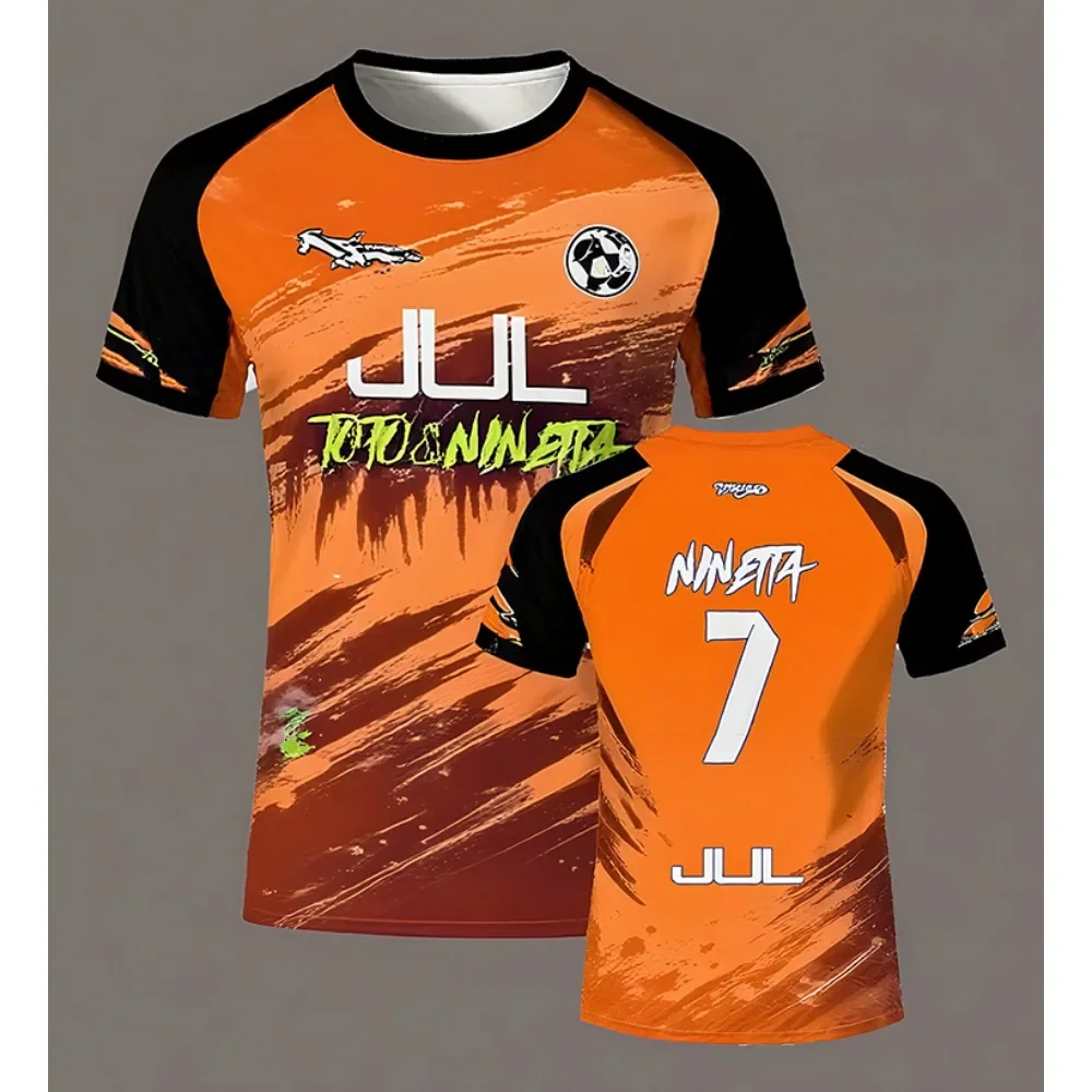 Camiseta de futebol de la serie de 90 minit de julue,new camiseta transpirable masculina para deportes al aire libre 2025 #5