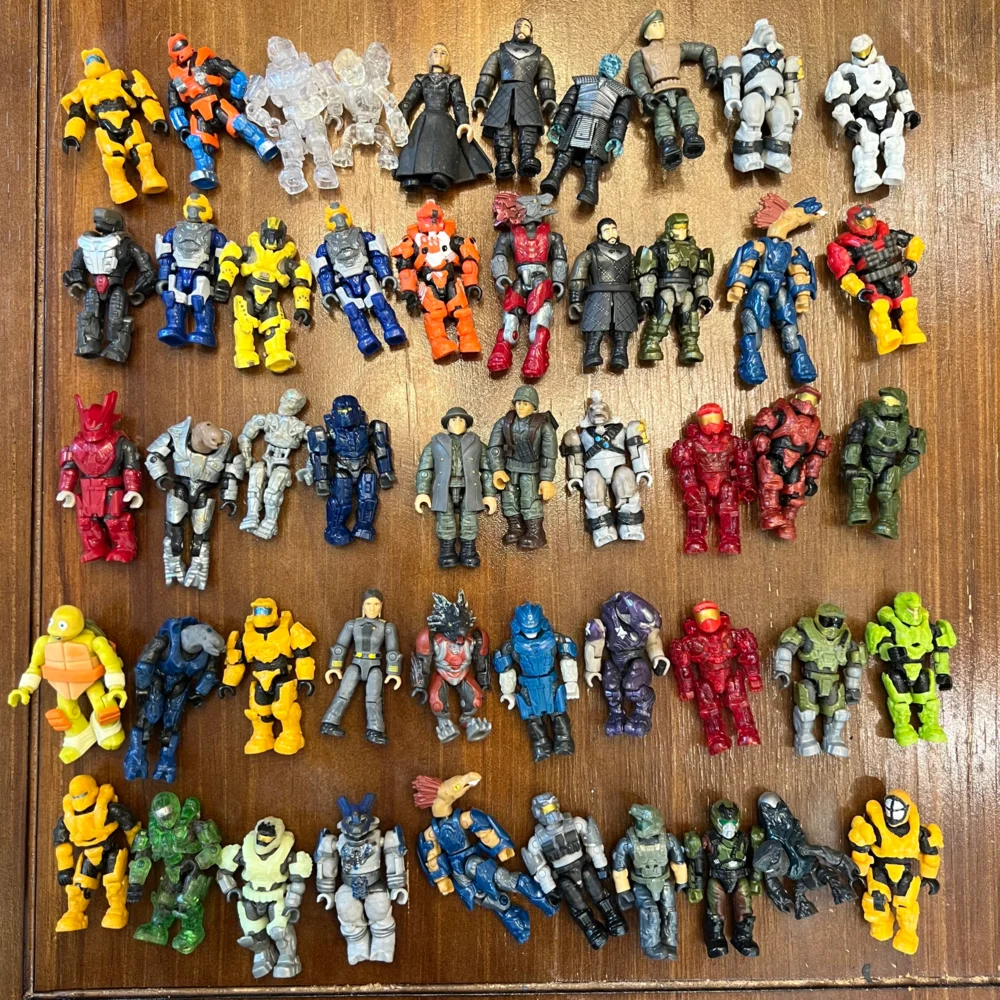 Random Pick 10pcs Mega BLOKS Construx action figures Infinite  warrior UNSC Collectable call of duty cod toys