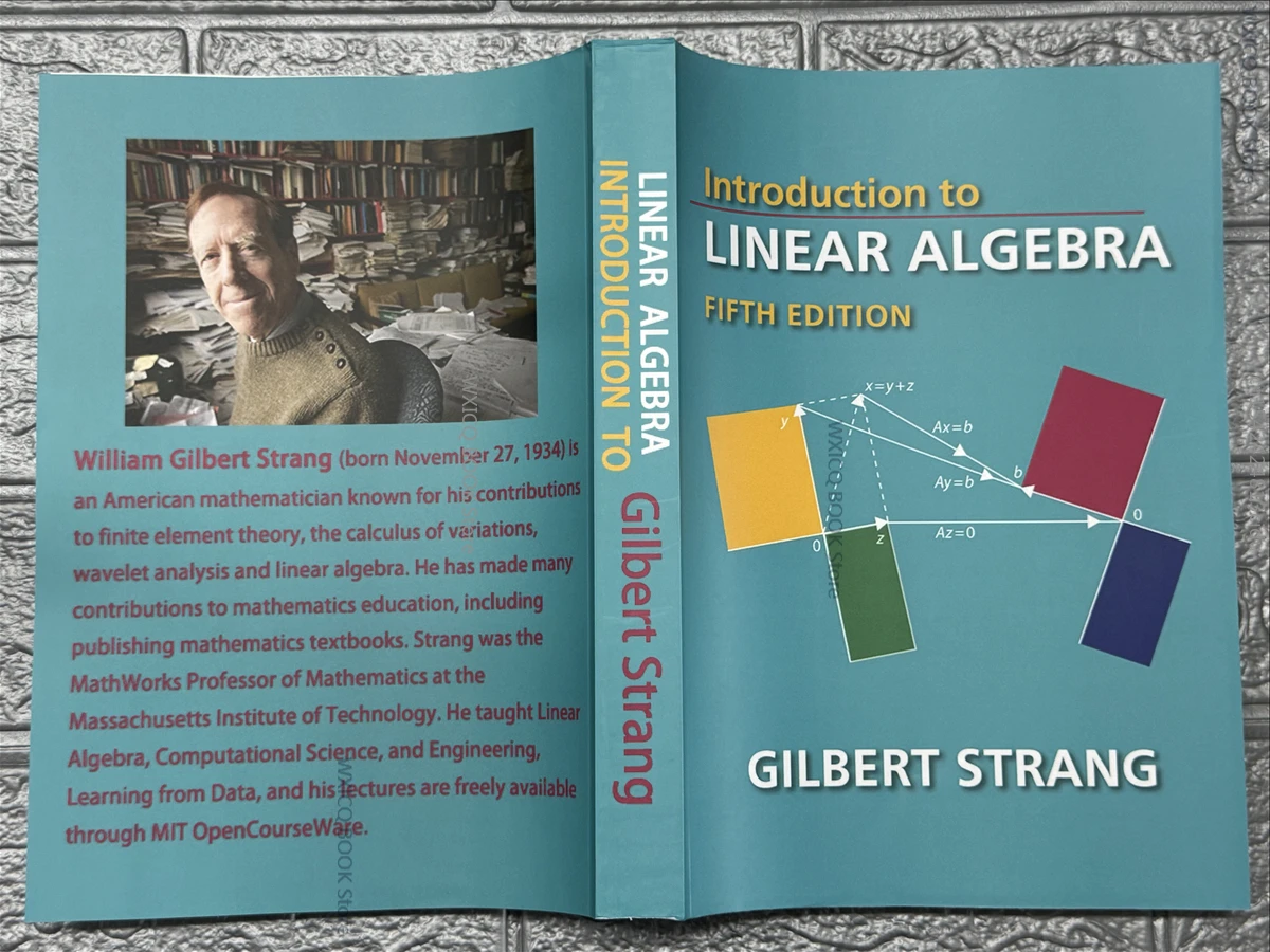 English Full Color Paper Introduction To Linear Algebra 5th+Answer Mathematics Research Advanced Numbers Study Books Copy Book