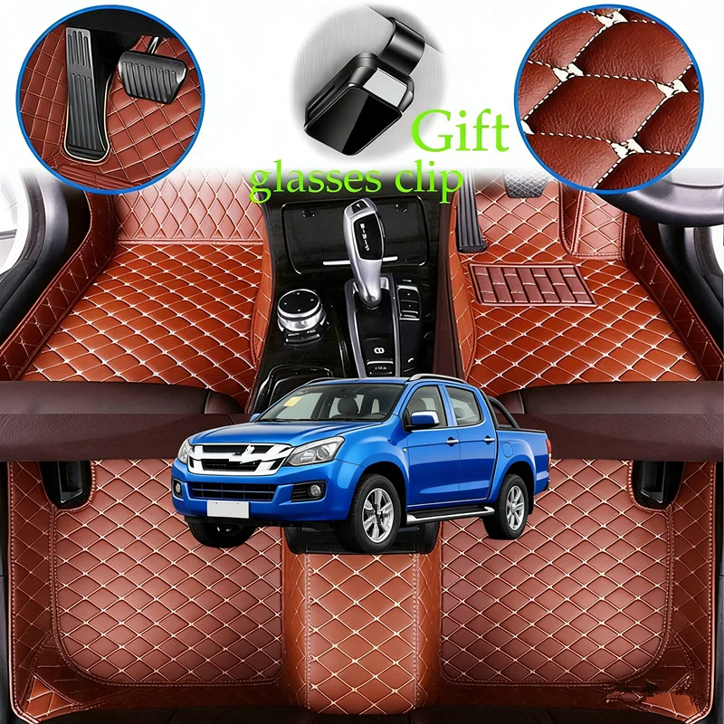 

Custom For Isuzu D-MAX RT85 Double Cab 2015-2026 Pickup Car Floor Mats Car Accessories Carpets Covers Left /Right Hand Drive