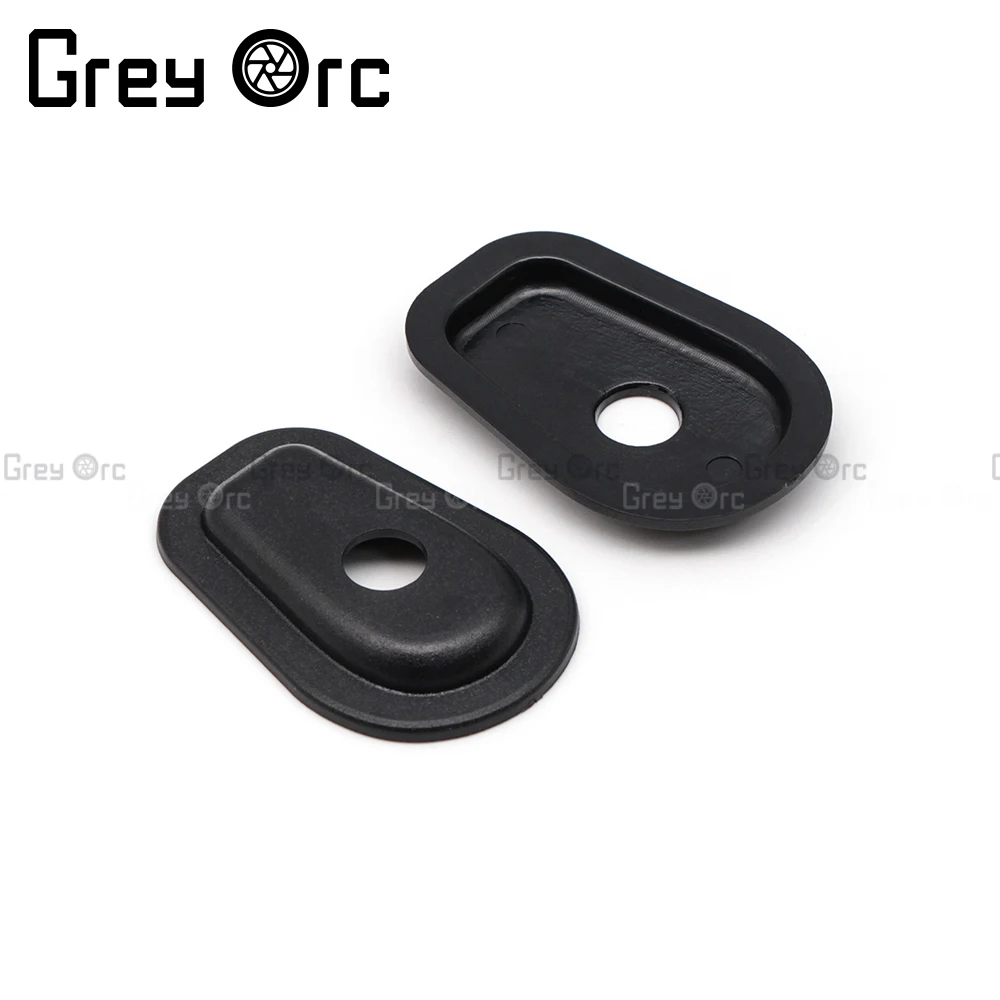 

4Pcs Motorcycle Black Turn Signals Indicator Adapter Spacers Shim For Kawasaki ZX 6R ZX 636 ZR 7S ZR X1200S ZX 7R ZX 9R ZX 12R