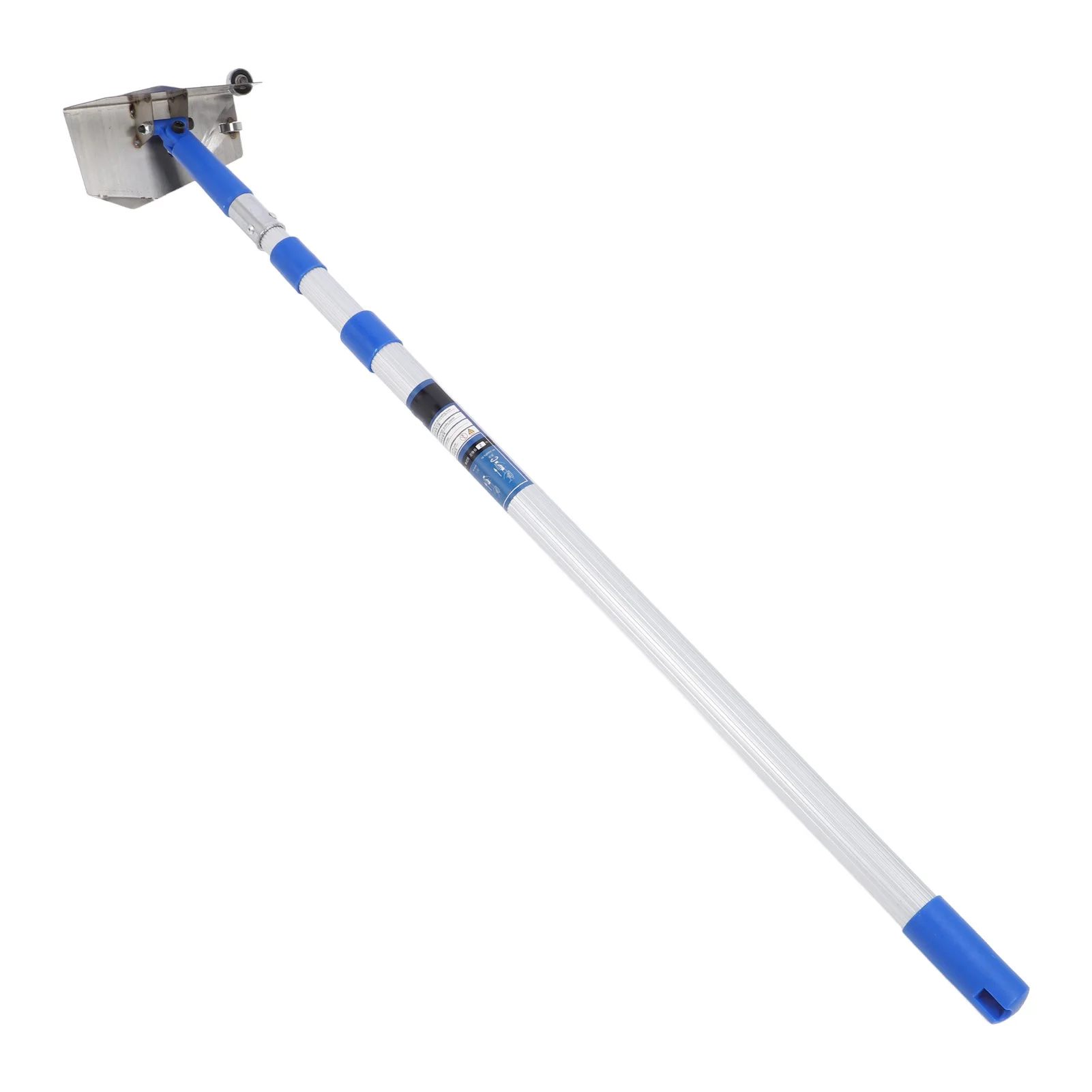 Wall Corner Drywall Scraper Stainless Steel Bearing Plaster Finishing Tool with 2 Meter Aluminum Alloy Telescopic Pole