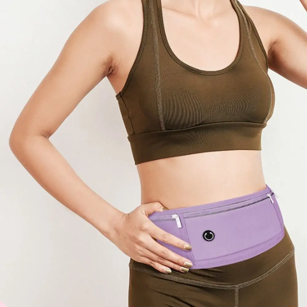 Three-section Running Waist Bags Breathable Multi-function Marathon Running Bag Belt Bag Lightweight Sports Phone Bag