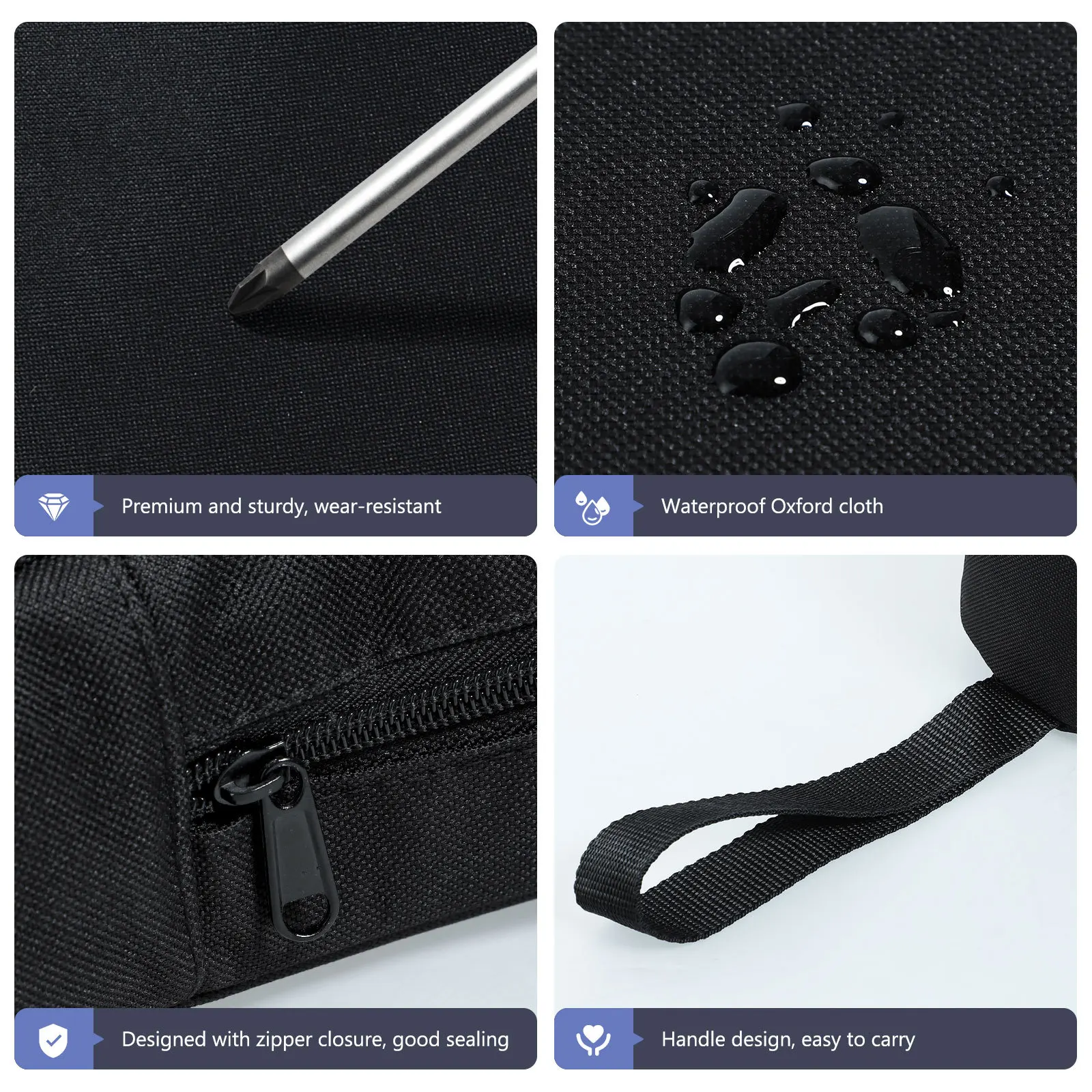 

Camping Pan Storage Organizer Waterproof Durable Storage Bag Camping Pan Organizer Portable Picnic Outdoor Gear