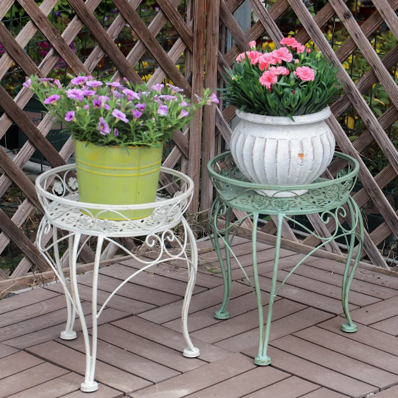 

Antirust Garden Home Decoration Metal flower Stand pot stand plant shelves garden shelf plant stand