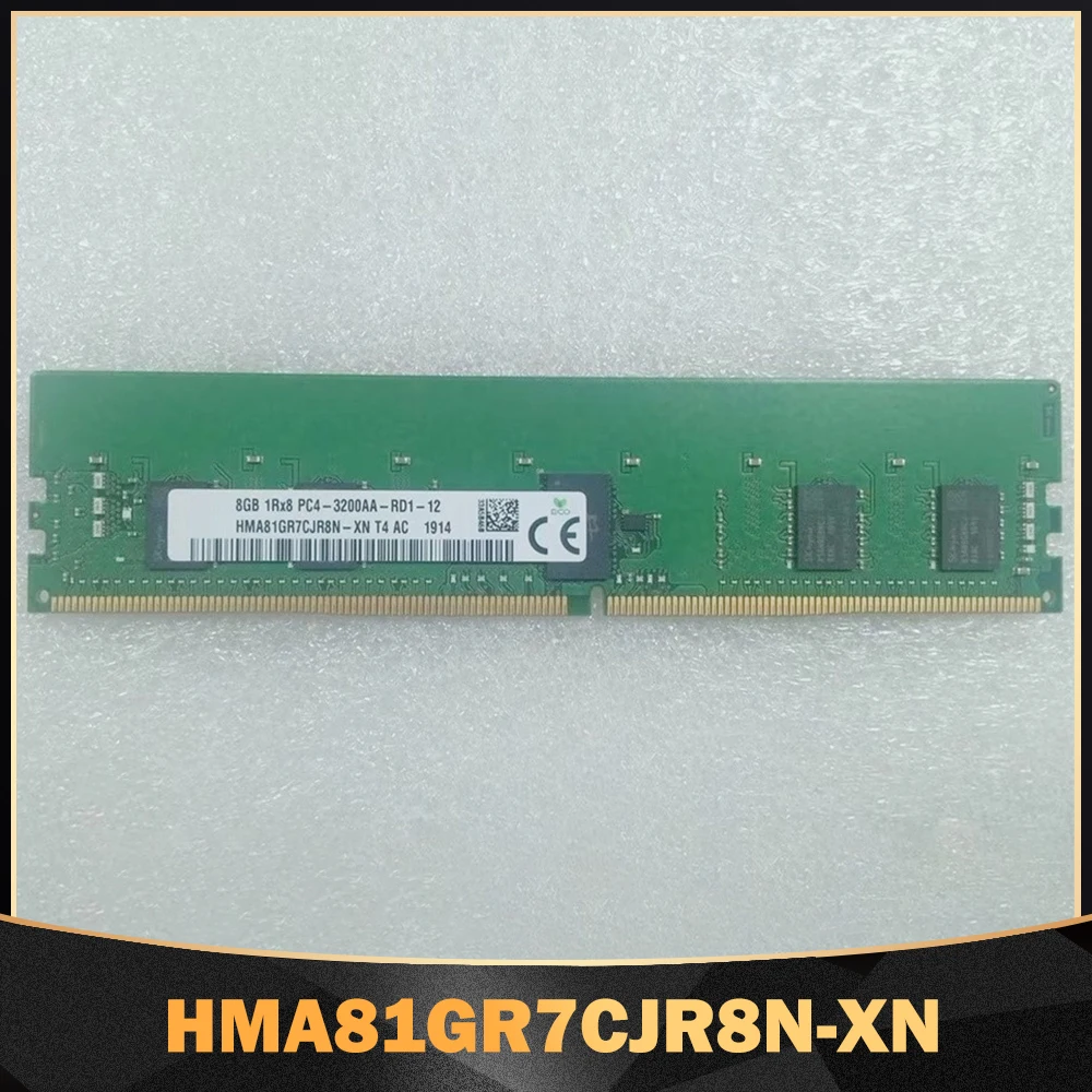 

1PCS RAM 8G 8GB 1RX8 PC4-3200AA ECC For SK Hynix Server Memory HMA81GR7CJR8N-XN