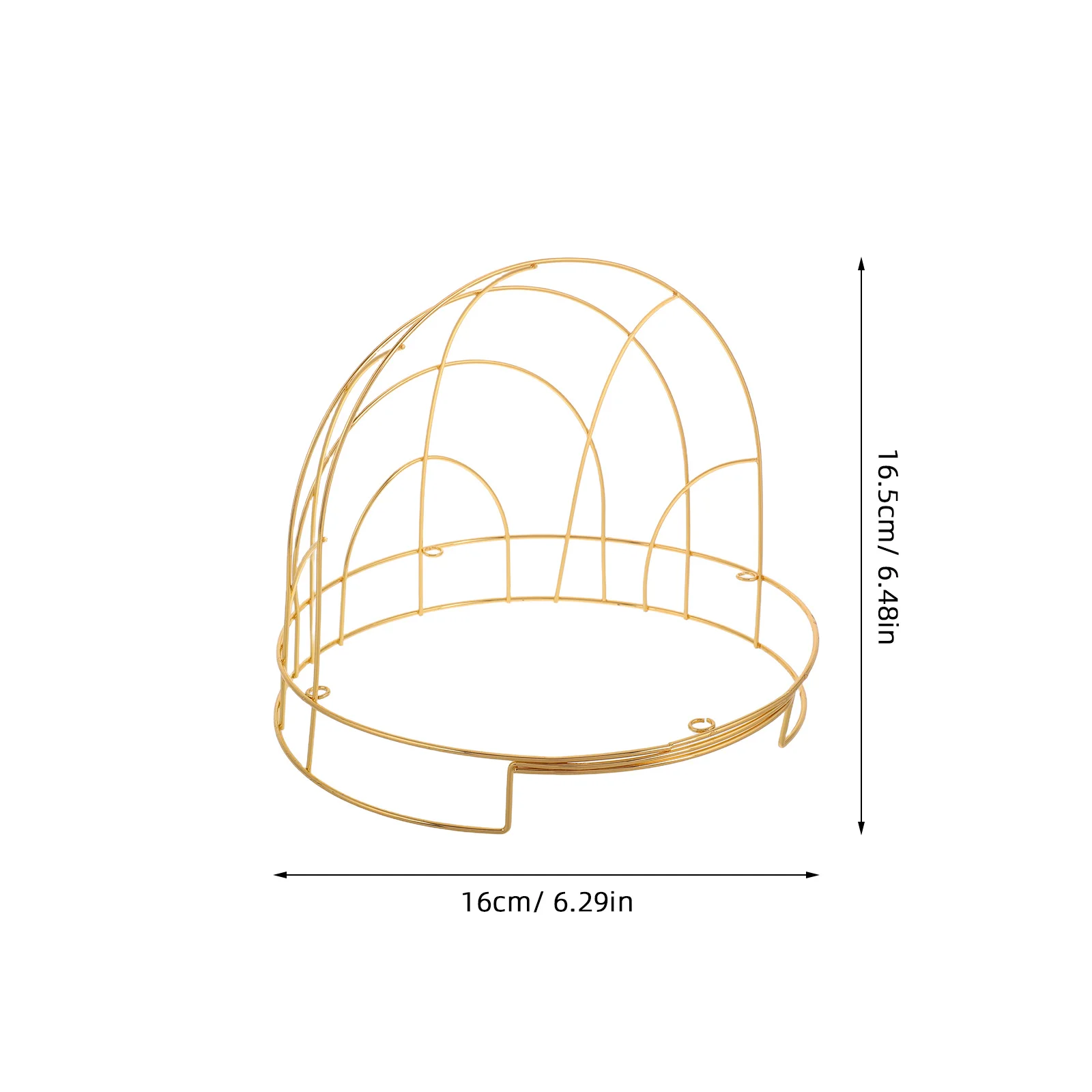إطار غطاء الرأس الصيني القديم قاعدة معدنية قوية لصنع التاج بنفسك أغطية الرأس Hanfu إطار التاج التقليدي لحفلات الزفاف المسرحية #3