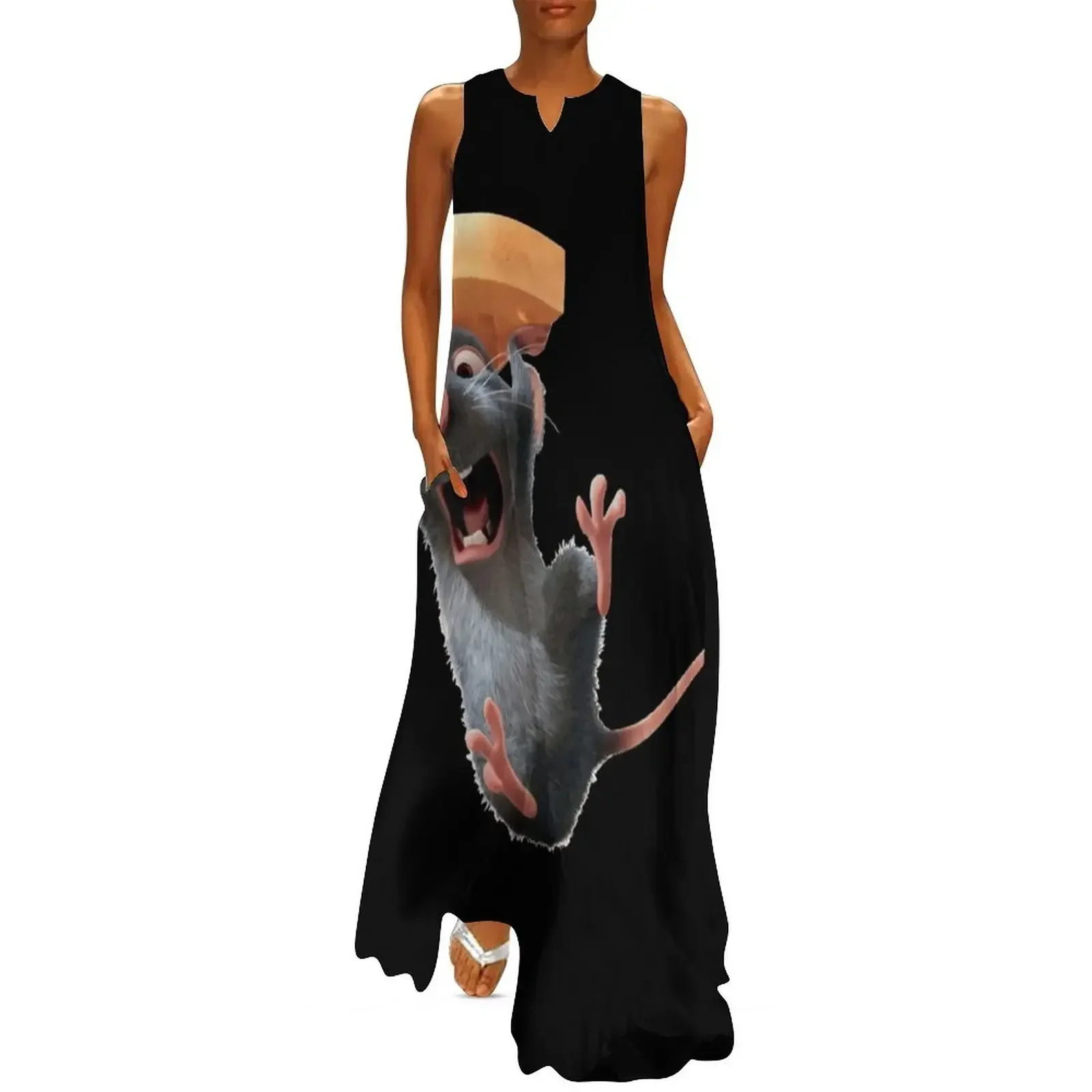 

ratatouille remy \t \t Long Dress Dance dresses Woman clothes Woman's evening dress Woman fashion Dress