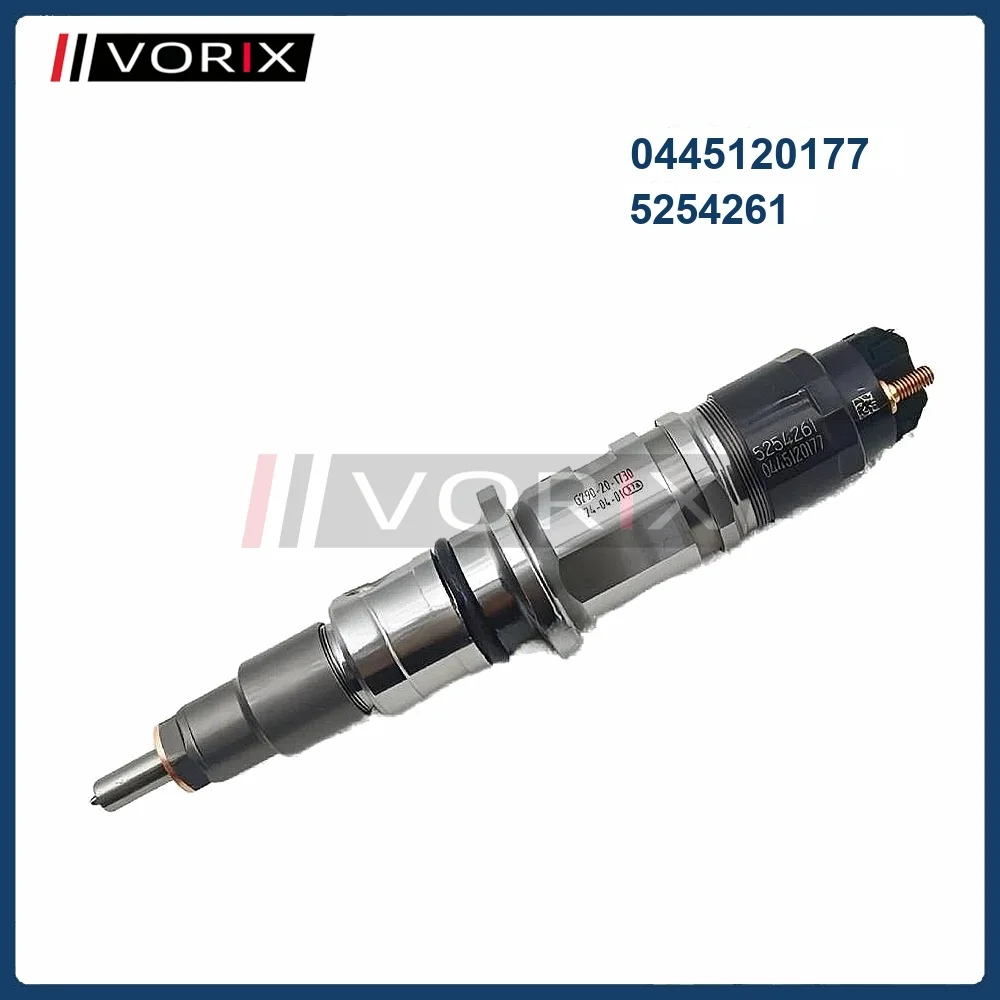 

0445120177 5254261 Fuel Injector for Cummins QSB4.5L QSB6.7L ISB6.7L Engine