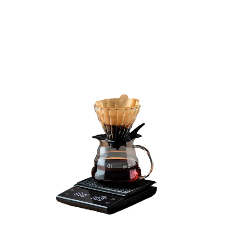 

Leggerolusso Hand Brew Coffee Pot Set Hand Grind Filter Household Coffee Utensils Filter Cup