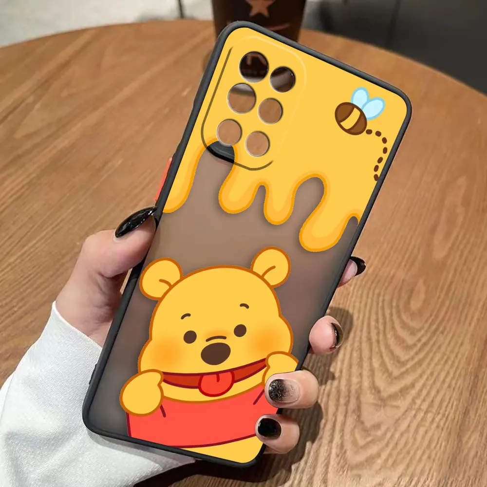 Matte Phone Case for Oneplus 10 9 8T 8 7 7T 6 6T 5 5T PRO NORD CE 2 N10 N100 5G Case Funda Capa Shell Disney\'s Adorable Pooh