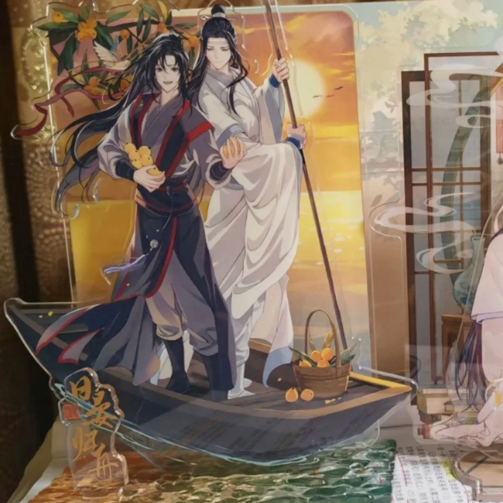 Anime Mo Dao Zu Shi Ship Theme Acrylic Figure Stand Model Anime Desk Decoration Collection Plate Holder Cosplay