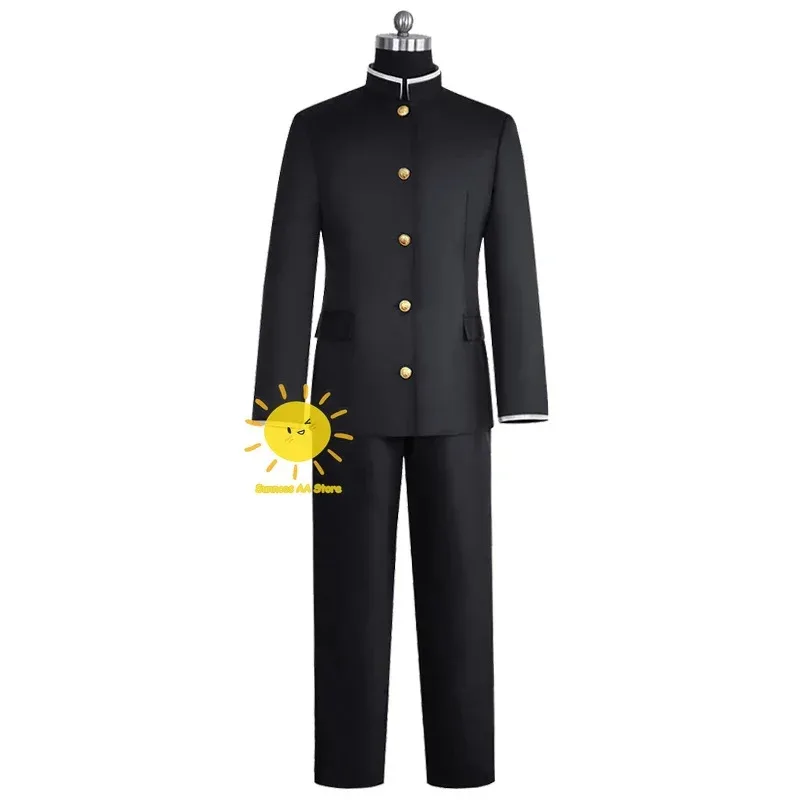 2025 11 애니메이션 다단 코스프레 의상 카카쿠라 켄 검은색 유니폼 슈트 할로윈 카니발 파티 코스 아두