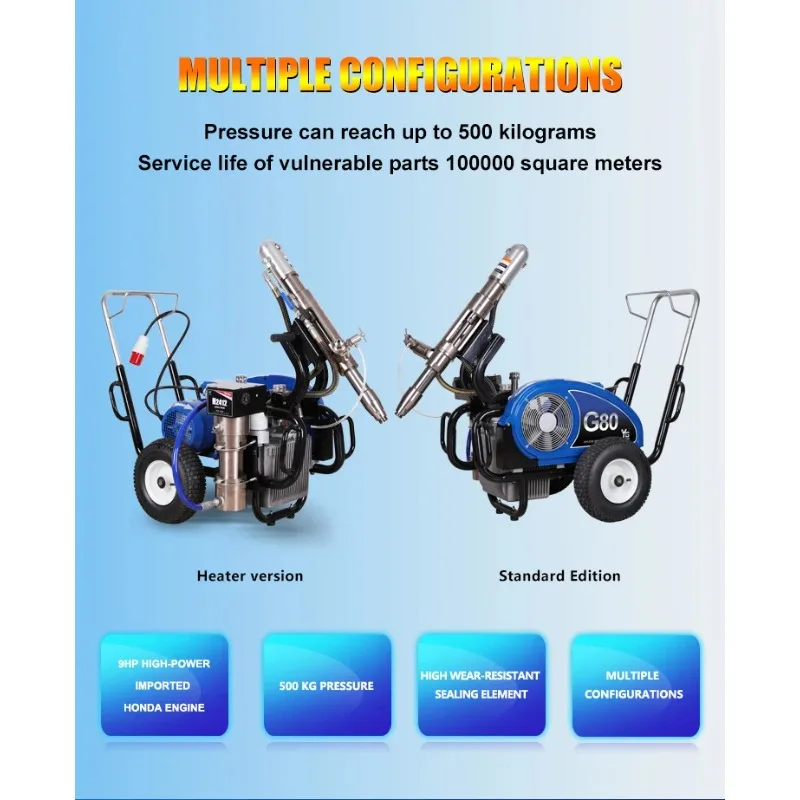 2026 sell High Pressure Epoxy and Polyurethane Hydraulic Paint Spraying Machine Sprayer