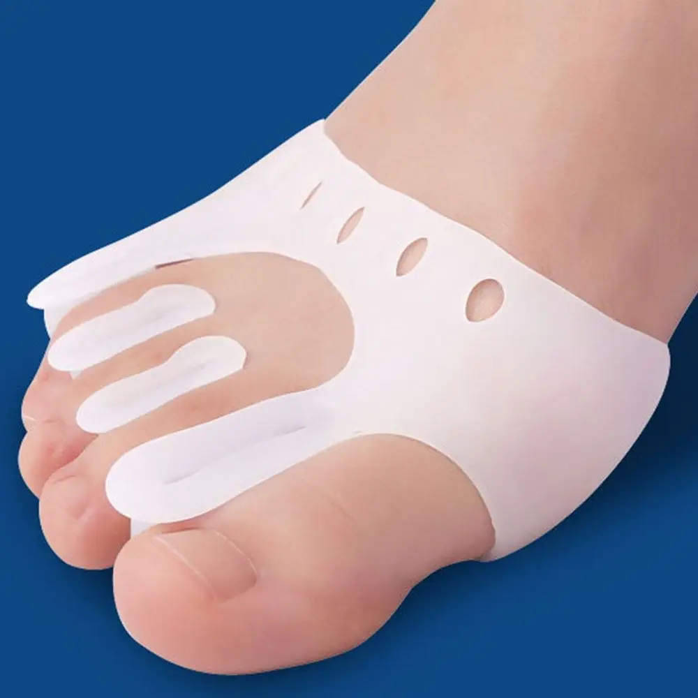 Comfortable Valgus Finger Correctors Soft Stretchable Toe Separators Pliable Flexible Bunion Corrector During Day And Night