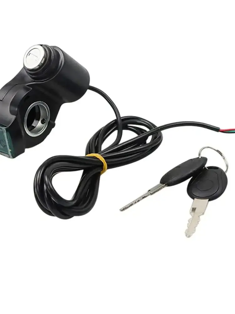AliExpress NONE Universal Electric Bicycle Biking Portable Dustproof Cycling Parts For Kugoo M4 Electric Scooter Ignition Switch Key Power Lock