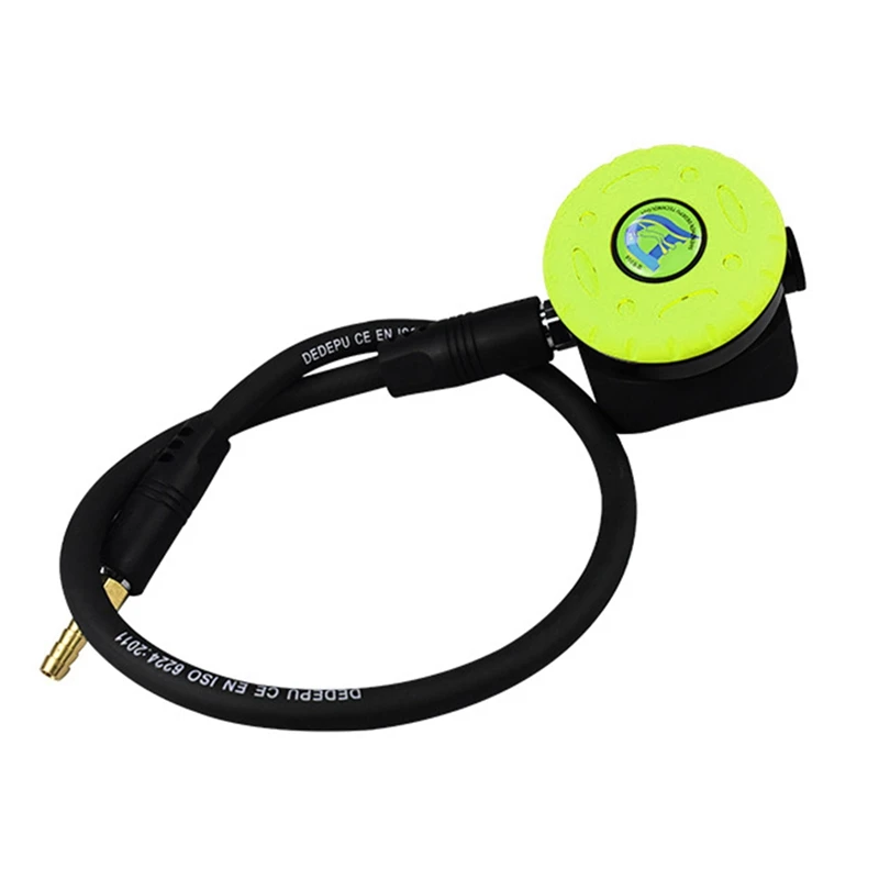 

DEDEPU 1 Set Diving Breathing Regulator Diving Secondary Head Breathing Valve Decompression Valve Diving Respirator Green