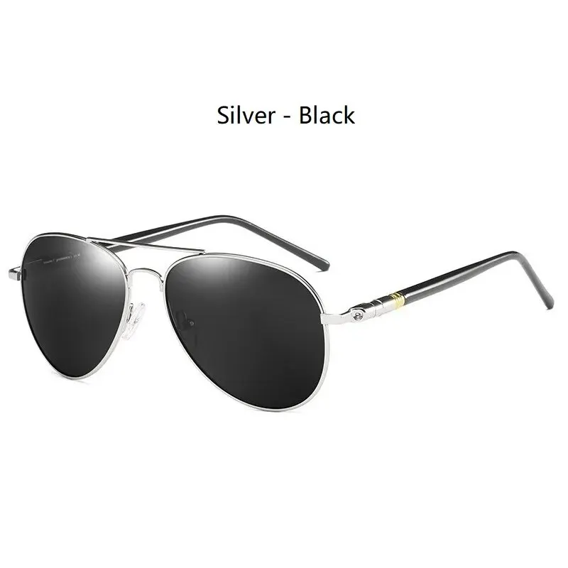 Mode Aviator-zonnebril voor heren Dames Pilot Driving Fishing Metalen zonnebril Luxe merk designerbril UV400