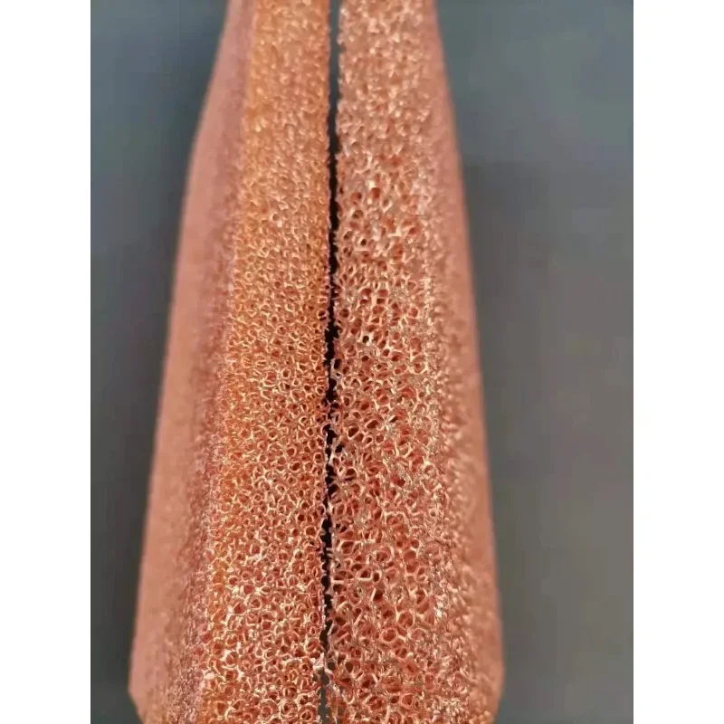 80um-25mm thickness 20-130PPI copper foam board metal foam scientific research experimental material