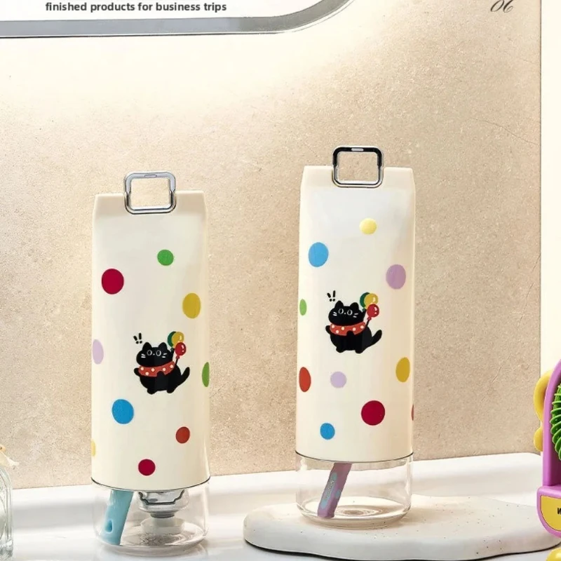 Fashion INS Style Travel Toothbrush Box Portable Wave Point Toothbrush Cup Home Storage Toothpaste Storage Box