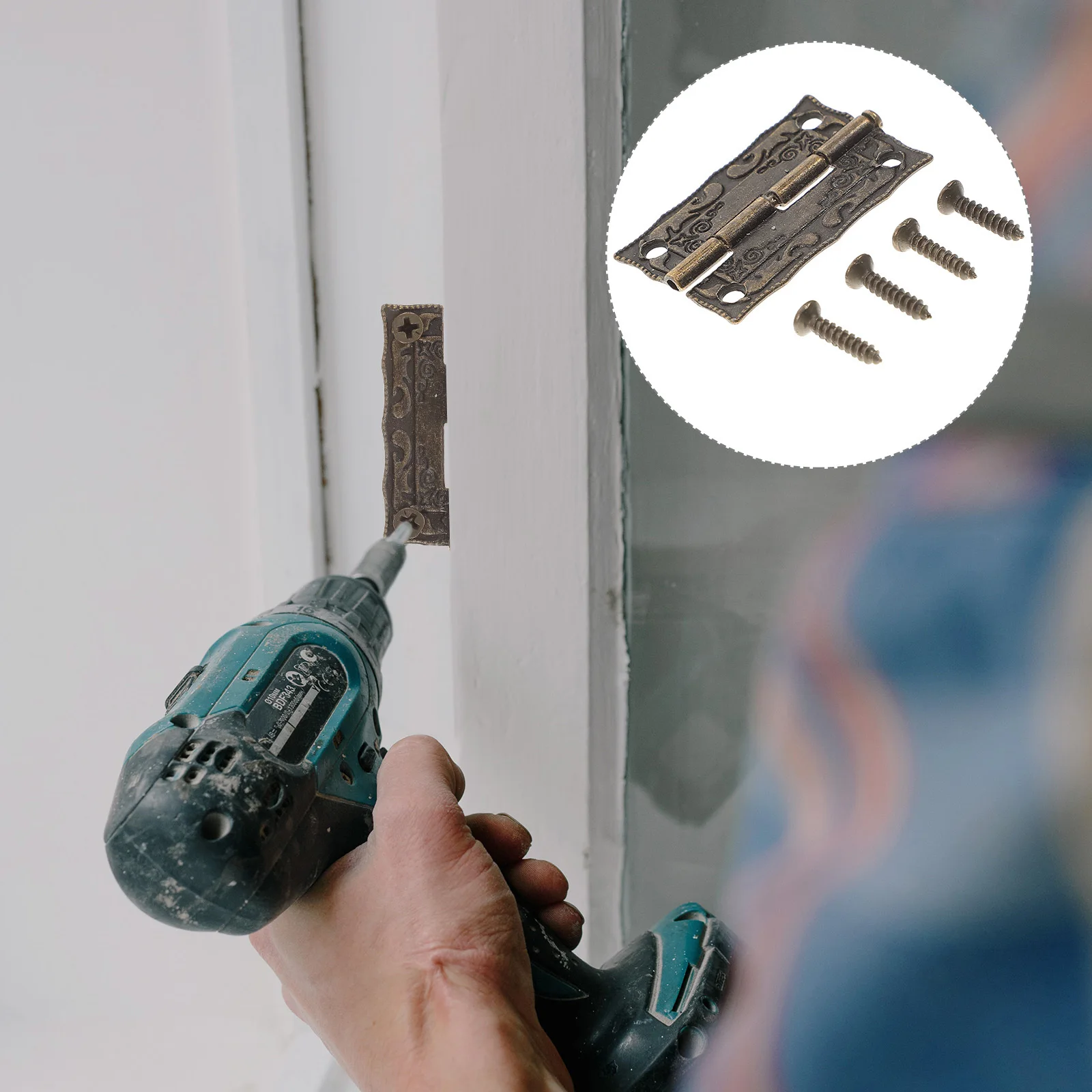 

40pcs Wooden Box Iron Hinge Connectors For Jewelry Chest Small Hinges Diy Accessories Cabinet Hardware Decorative Hinges