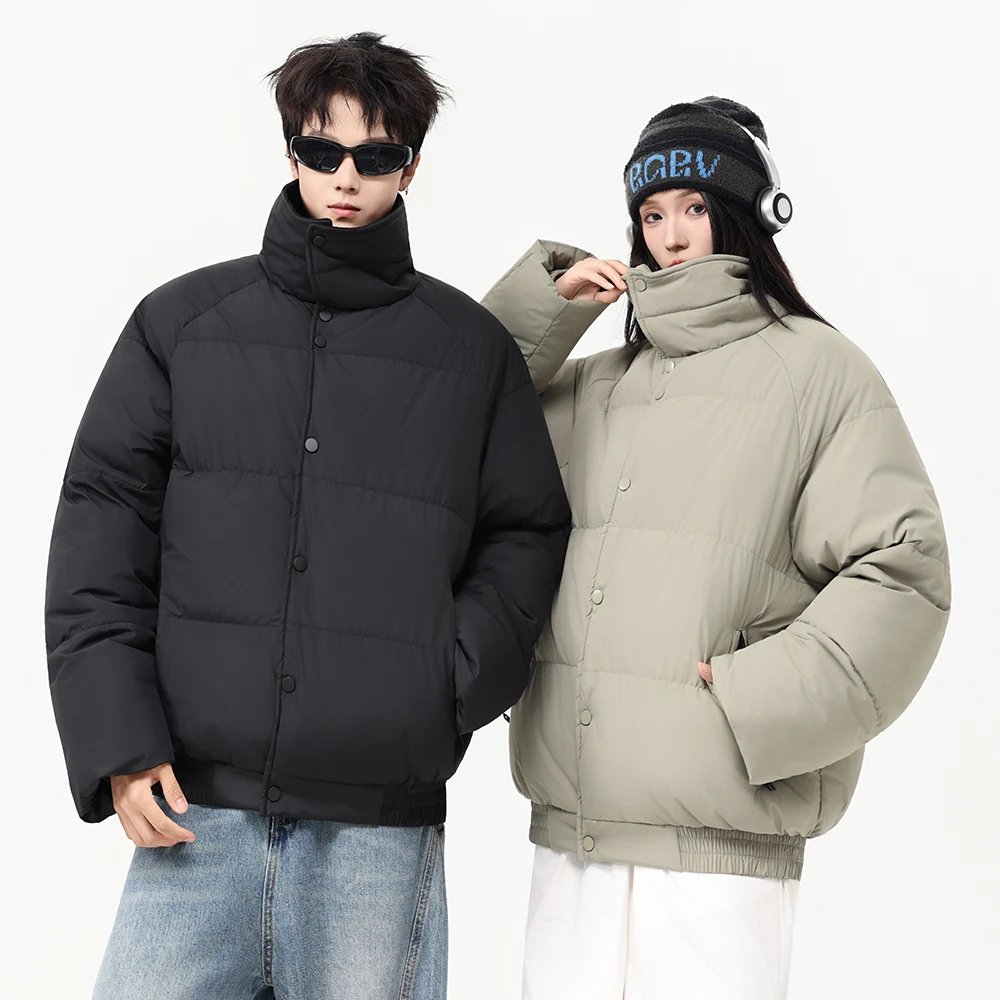 

Зимнее мужское и женское пальто, модная повседневная свободная толстая куртка, уличные утолщенные теплые ветрозащитные куртки, подходящие для пар